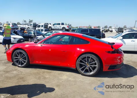 2020 Porsche 911 Carrera из США, поврежденный, VIN WP0AA2A97LS205866